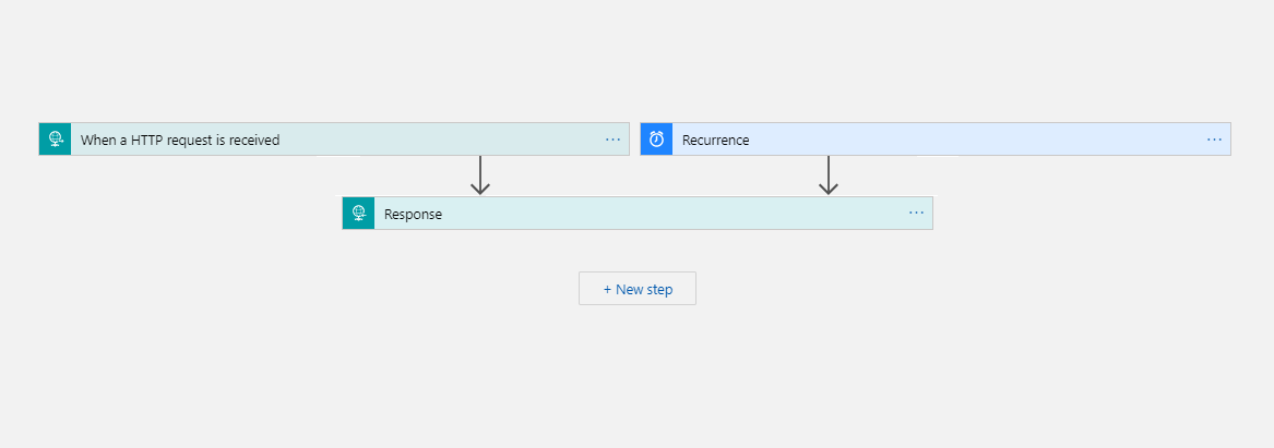 How to do multi-trigger Azure Logic Apps