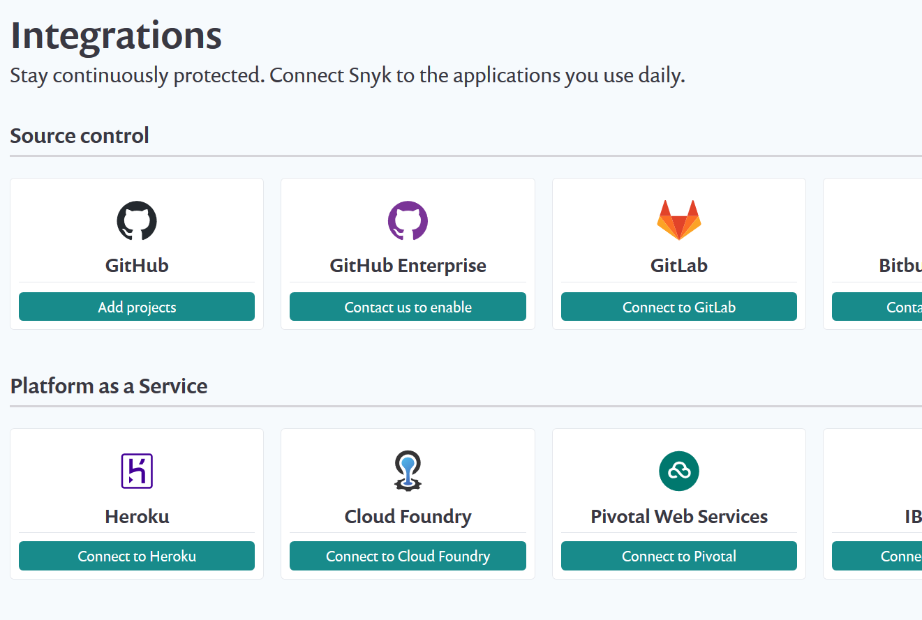 snyk-integrations